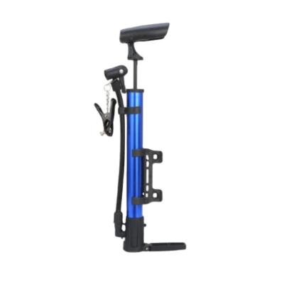 China Portable Multifunctional Aluminum/Alloy Bicycle Accessories Pump With Pressure Gauge Bike Floor Compressor Bike Pump for sale