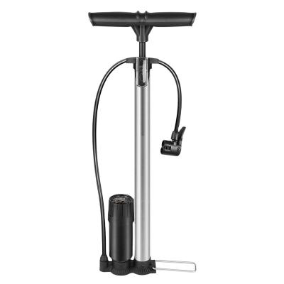 China New Road Bike Tire Floor Pump Portable Aluminum/Alloy Mini Bike Pump Basketball Mountain Bike Pump for sale