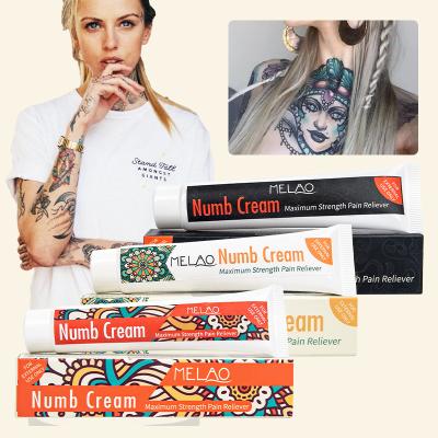 China MELAO Private Label Painless New Product Microblading Numb Painless Strength Numbing Cream Temporary Eyebrow Tattoos Cream Maximum Pain for sale