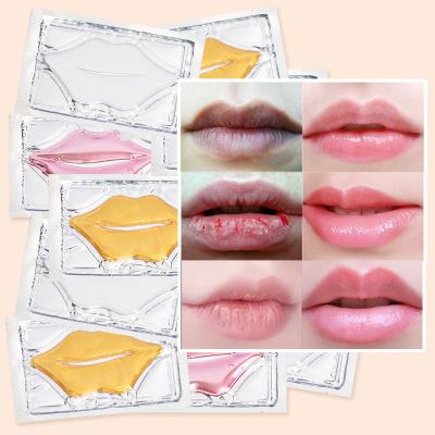 China MELAO Moisturizer Vegan Lip Mask Moisturizing Pink Gold Collagen Private Label Sleep Sheet Lip Dropping Masks for sale