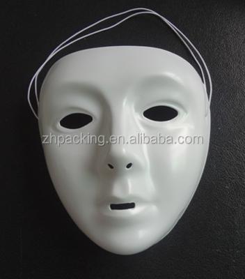 China Party Use Good Quality Full Face Blank White Masks Wholesale for sale