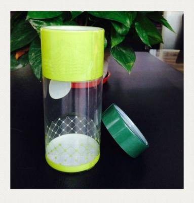 China Recyclable Customize Clear Cylinder Packaging PVC PET PP Plastic Round Box With Lids for sale