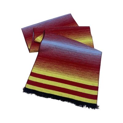 China Square China Scarves Factory 100% Silk Winter Men's Scarf Factory 100% Classic Double Sided Warm Brushed Silk Jacquard Scarf for sale