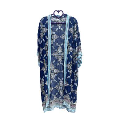 China Breathable Printing Paisley Robe Light Cardigan Beach Wear Kimono Women Swimsuit for sale