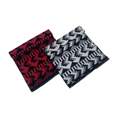 China Viscous Factory Direct Sale For Men 100% Viscose Woven Scarf Winter Warm Brushed Scarf for sale