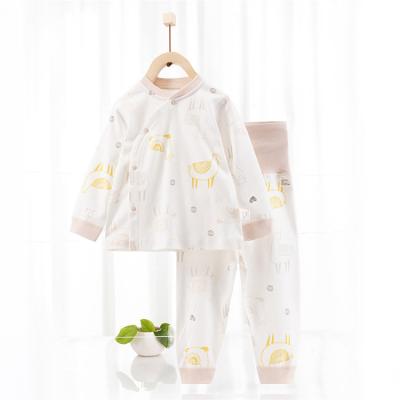 China Anti-wrinkle High Quality Baby Sets Clothes Clothing Cotton Skin Friendly Long Sleeve Cute Print Baby Sets Unisex for sale