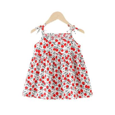 China Anti-wrinkle Summer New Children's Suspended Princess Dress Is Cool Breathable and Comfortable for sale