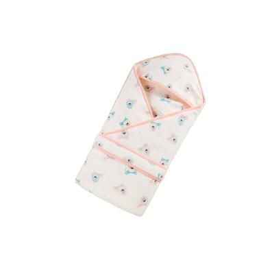 China Anti-wrinkle High Quality Baby Comfort Blanket Warm Cute Print Low Price Newborn Baby Winter Sleeping Bag Blanket for sale