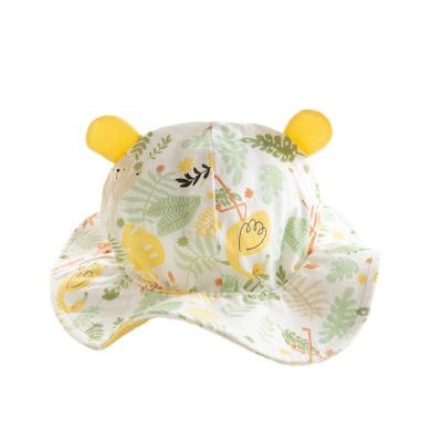 China Comfortable Wholesale Sunscreen Sun Hat 100% Cotton Accept Custom Newborn Baby Hats for sale