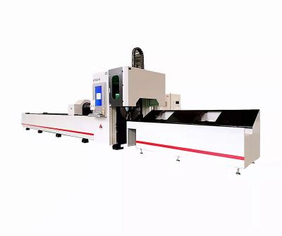 China Programmable Steel Pipe Laser Cutting System Dia240x6000mm Marking Size BOAO Laser China for sale