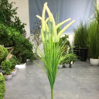 China Beautiful Artificial Flower Qifang Artificial Flowers Fake Flowers Onion Grass Bristlegrass Plastic Flowers Colorful Grass Group for sale