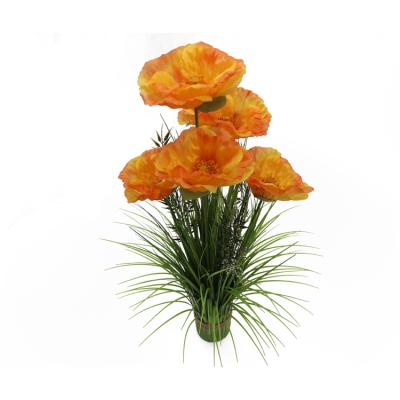 China Indoor Decoration Competitive Price Artificial Lavender Plant Potted Large Flower Heads For Outdoor for sale