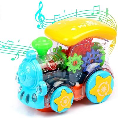 China Musical Train Baby Toys, Electronic Toys with Lights and Sounds for Toddlers Children's Day Christmas Birthday Gifts for Boy Girl Abifan- Musical Train Toy 001 for sale