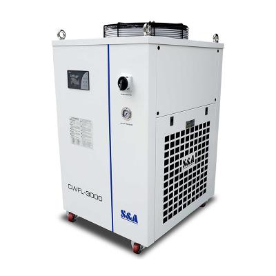 China Professional Low Cost High Efficiency S&A Water Cooling Fiber Laser Water Cooler System Chiller Refrigerator for sale