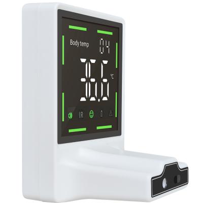 China Hot Selling Bimi ABS Large Auto LCD Display Hands Free Wall Mounted Thermometer / Temperature Sensor for sale