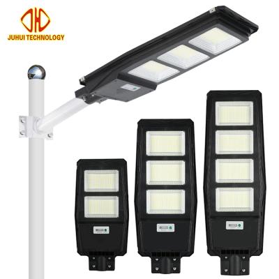 China Garden/Road/Community Outdoor Waterproof New ABS All Design Ip67 100W 200W 300W In One Led Solar Street Light for sale