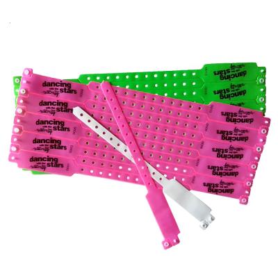 China Professional Vinyl Wristbands One Time Use Wristbands VIP Wristbands for sale