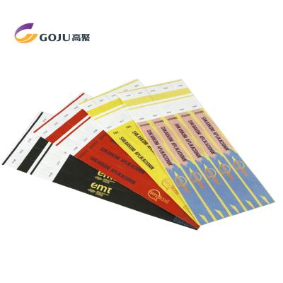 China China 2020 hot selling paper wristbands with serial number for sale