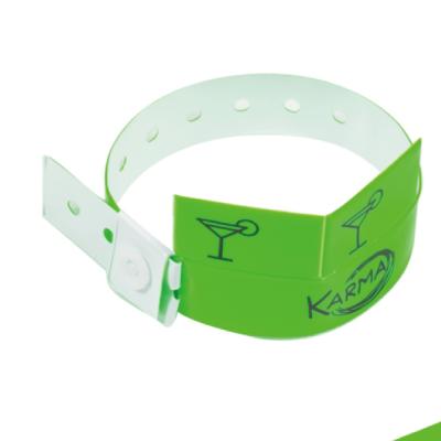 China 2021 Artificial Hot Selling 3 Tag Customer Logo Printing ID Vinyl Wristbands For Club for sale