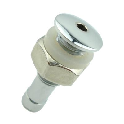 China Modern Quick Joint 8mm Chrome Plated Brass Air Jet Spray Air Nozzle for sale