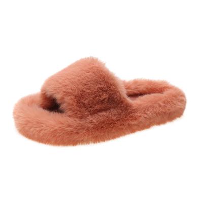 China China Wholesale Winter Trade Breathable Slipper Women Plush Cartoon Water Proof Fur Indoor Slippers Warm Indoor Slippers for sale