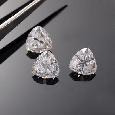 China Synthetic Diamond Jewelry Making Natural Raw Material Trillion Cut Diamond for sale