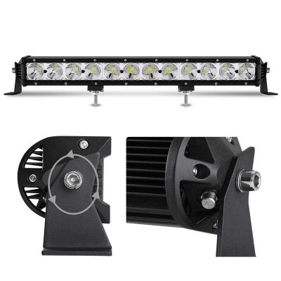 China Offroad/SUV/4X4/CAR/forlift single row led light bar for truck led off road lights 4x4 led bar lights for sale