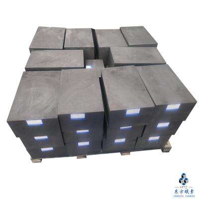 China High Purity Isostatic Semiconductor Graphite Blocks High Density 1.85 g/cm3 for sale