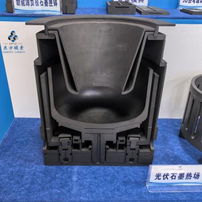 China 100 Mpa Smooth Isostatic Graphite Blocks For Silicon Crystaline Growth for sale