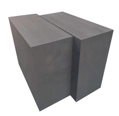 Chine Graphite semi-conducteur gris foncé de taille de grain 5 μm Bloc de graphite isostatique ultrafin à vendre