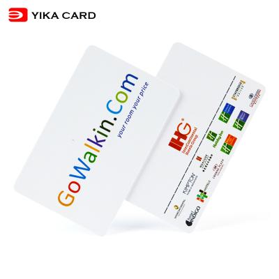 China Waterproof PVC Business Card Glossy Finish Plastic Business Card Full Color Printing Standard 85.5*54mm Size for sale