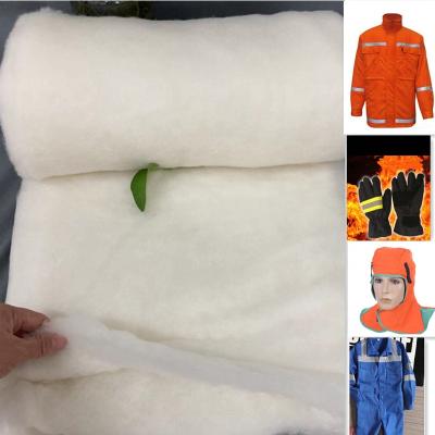 China Industrial Fire Retardant Modacrylic Heat-Insulation Wadding Filler For Garment Glove for sale