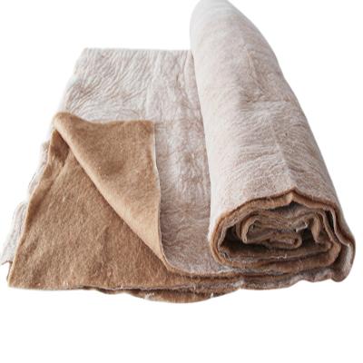 China Eco - Friendly Warm Wool Camel Hair Cotton Filling For Garment for sale