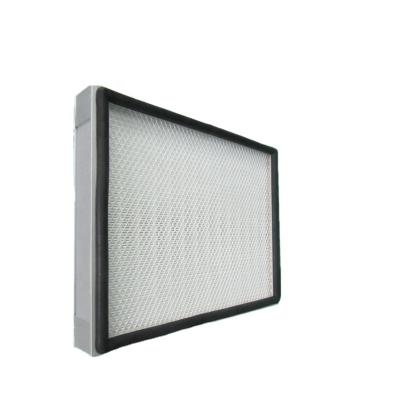 China Air Filtration System Aluminum And Galvanized Mini Pleated Frame Hepa Air Filter for sale