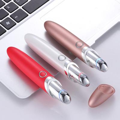 China Wrinkle Remover Mini Facial Massager Tool Beauty Portable Electric Vibration Eye Wrinkl Massager Pen for sale