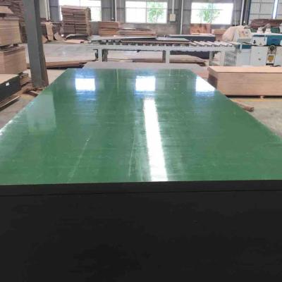 China Plastic Coated Marine Plywood Price 18mm Poplar Plywood Concrete Green Formica Laminate Construction Formwork Plywood for sale