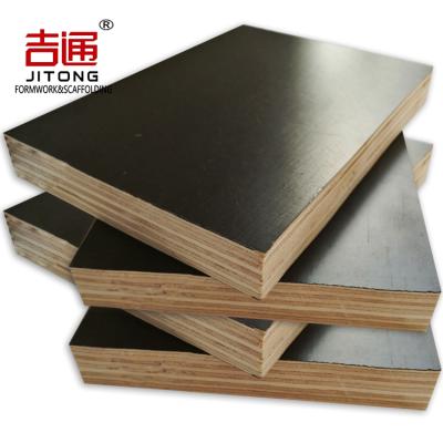 China Concrete Construction 9mm 10mm 12mm 13mm 15mm 18mm 19mm 20mm Cheap Price 4x8 Brown And Poplar Core Waterproof Black Laminated Film Faced Plywood Sheet for sale