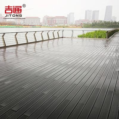 China Exterior Bamboo Flooring Decking JITONG Strand Woven Flooring Indonesia Price for sale