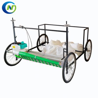 China Tea Leaf Two-men Use 2 Stroke Gasoline Lavender Harvester Machine With Wheels For Herbal Tea Plucking GN-4CH-1210-R for sale