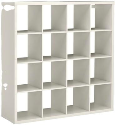 China White Wood Storage Particleboard Cube Shelf Storage Rack Display Shelf For Living Room Furniture for sale