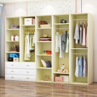 China Modern Bedroom Furniture Wardrobe Clothes Organizer for Wooden Closet Wardrobe with Drawer for sale