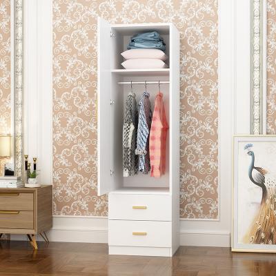 China Modern Storage Bedroom Furniture Wardrobe Closet Fabric Clothes Style White Wood Wooden Wardrobe for sale