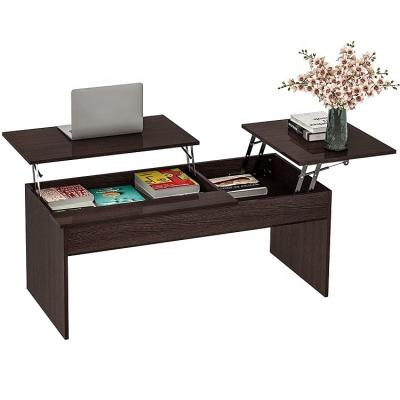 China Modern Convertible Lift Top Coffee Table Hidden Storage Coffee Table For Living Room Home Organizer for sale