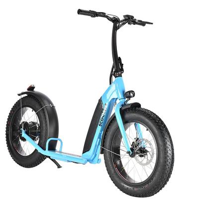 China Fat Tire 500w Electric Scooter Kick 20inch Electric Mobility Scooter Unisex Rear Foldable Aluminum Motor for sale