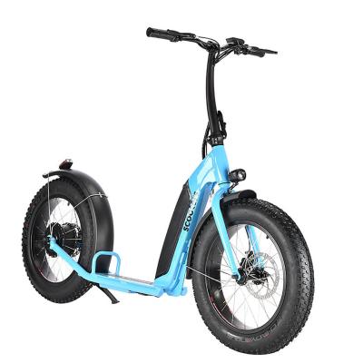 China 20 inch unisex electric adult electric scooter rear 500W China tire kick scooter wholesale for sale