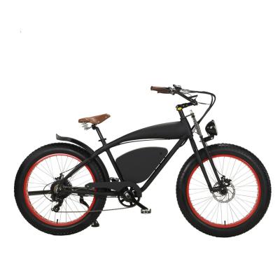 China Aluminum Alloy 1000 Watt Aluminum Alloy Frame 26 Inch Tire 7 Fat Speed ​​Electric Bikes for sale