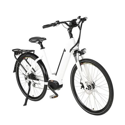 China aluminum alloy 500w bafang motor aluminum electric bicycle lady ebike 28 inch electric bicycle for sale