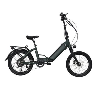 China High Quality Aluminum Alloy 7 Speed ​​Folding E Cycle City Bike 500W 250W 350W Foldable Electric Bicycle for sale