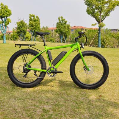 China Aluminum Alloy 48V/10.4ah Li-ion Battery 26 Inch Rear Wheel 500W Motor E-Bike for sale