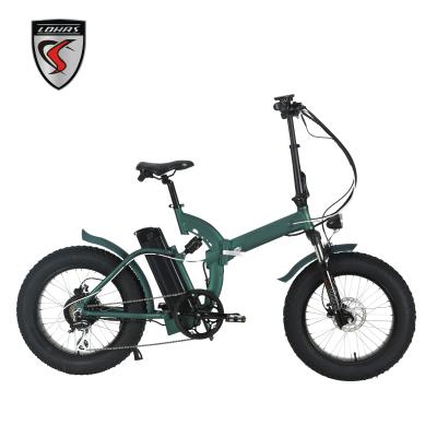 China Aluminum alloy 20 inch foldable tire electric folding bicycle e bike wholesale in china for sale